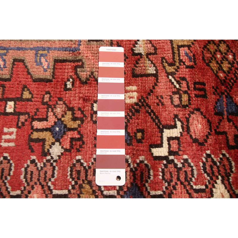 ECARPETGALLERY Hand-knotted Sarabi Dark Red Wool Rug - 8'4 x 11'1