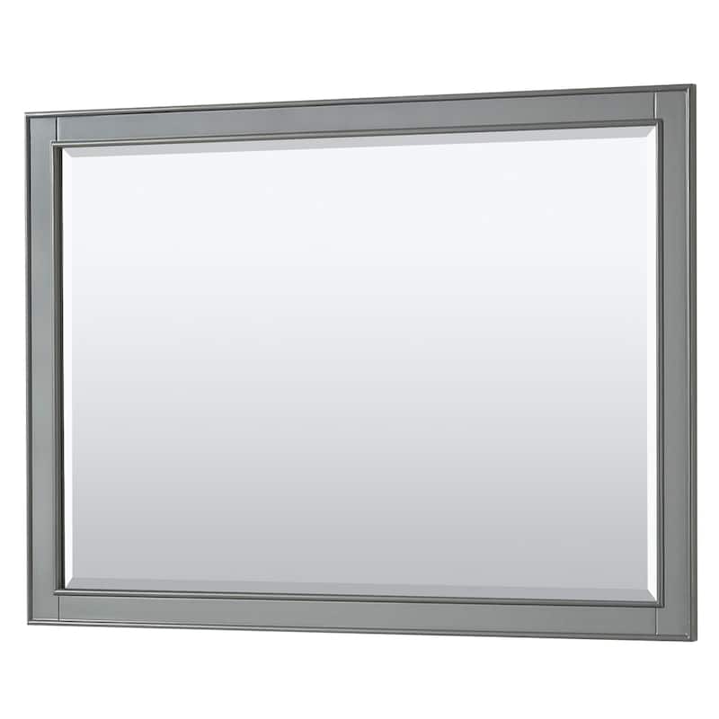 Deborah 48-inch Single Vanity, Quartz Top, 46-inch Mirror