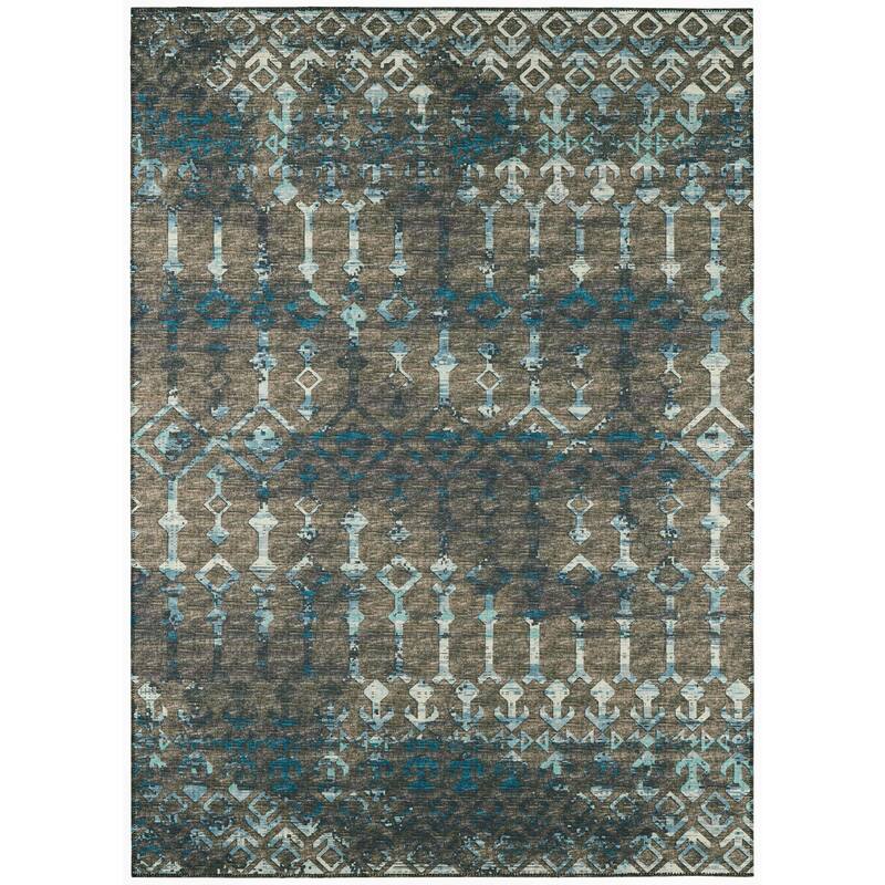 Indoor/ Outdoor Addison Bravado Morroccan Washable Area Rug