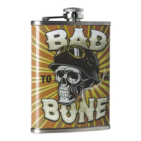 8oz Evil Skull Stainless Steel Flask 8oz Evil Skull Stainless Steel Flask