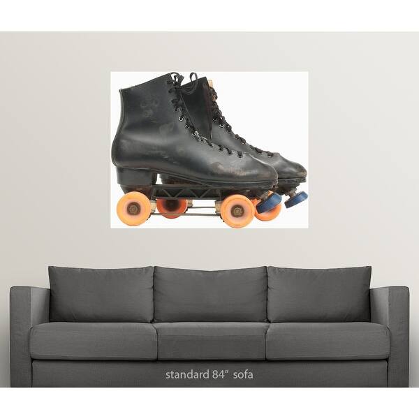 Shop Old Fashioned Roller Skates Poster Print Overstock 16447075
