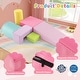 preview thumbnail 8 of 7, Gymax 6 PCS Kids Climber Play Set Indoor Foam Climb & Crawl Activity - Pink