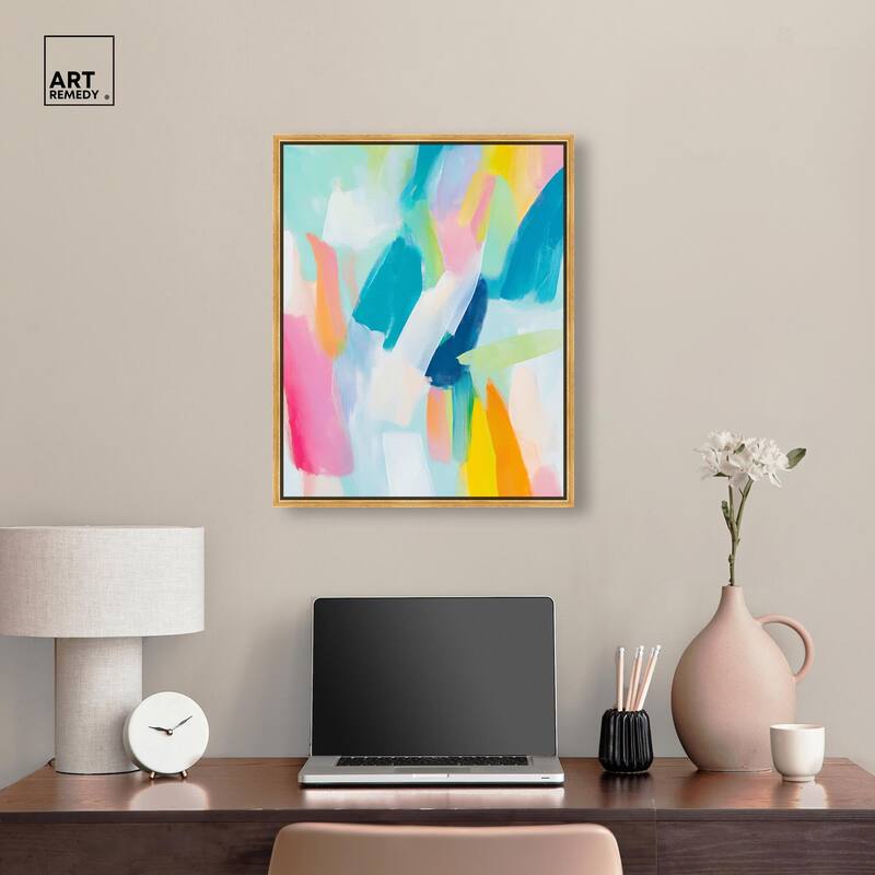 Whirlwind of Color I Canvas by Art Remedy