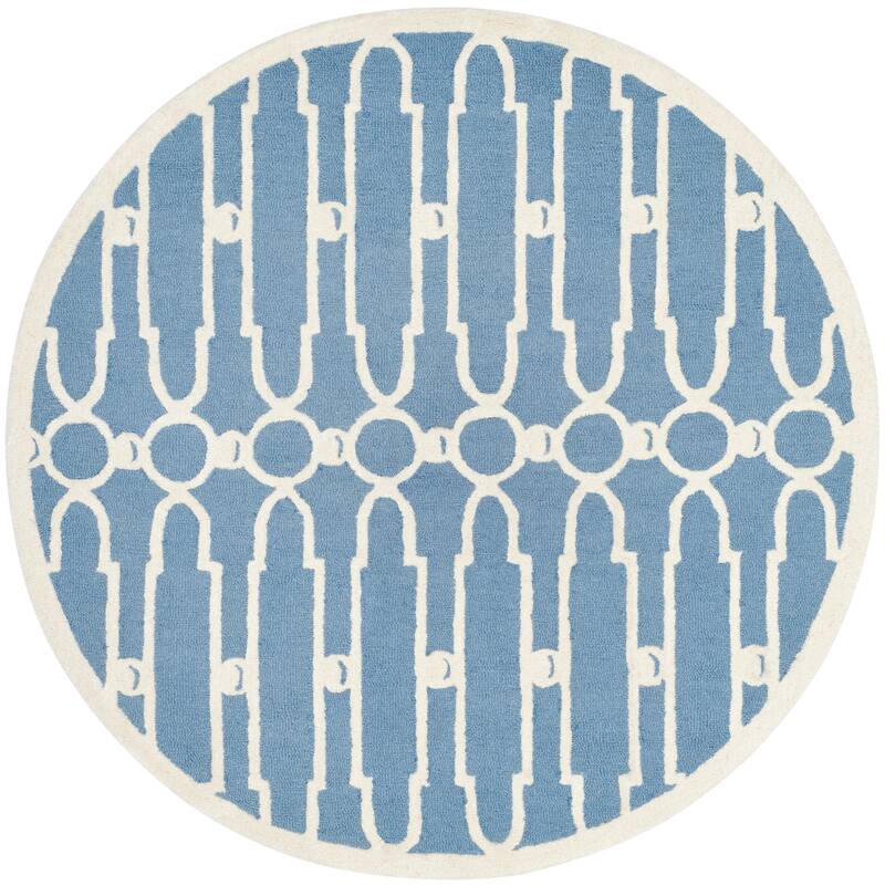 SAFAVIEH Handmade Bella Deepla Modern Floral Wool Rug