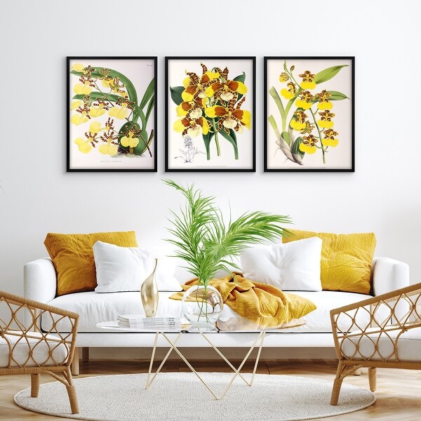 Americanflat 3 Piece 18x24 Framed Wall Art Triptych - Ocean Breeze Watercolors by Kelsey McNatt並行輸入 Americanflat 3 Piece 18x24 Unmatted Framed Print Set - Abstract