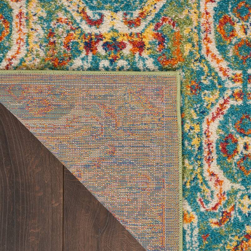 Nourison Allur Colorful Boho Tribal Medallion Area Rug