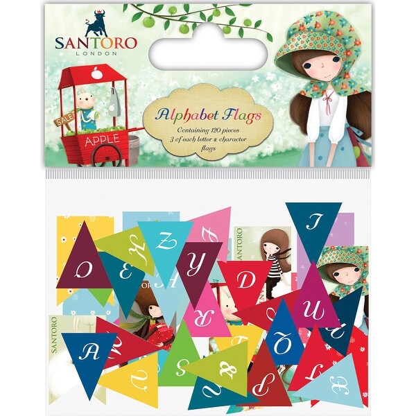 Shop Santoro Kori Kumi Alphabet Bunting 120/Pcs- - Free ...