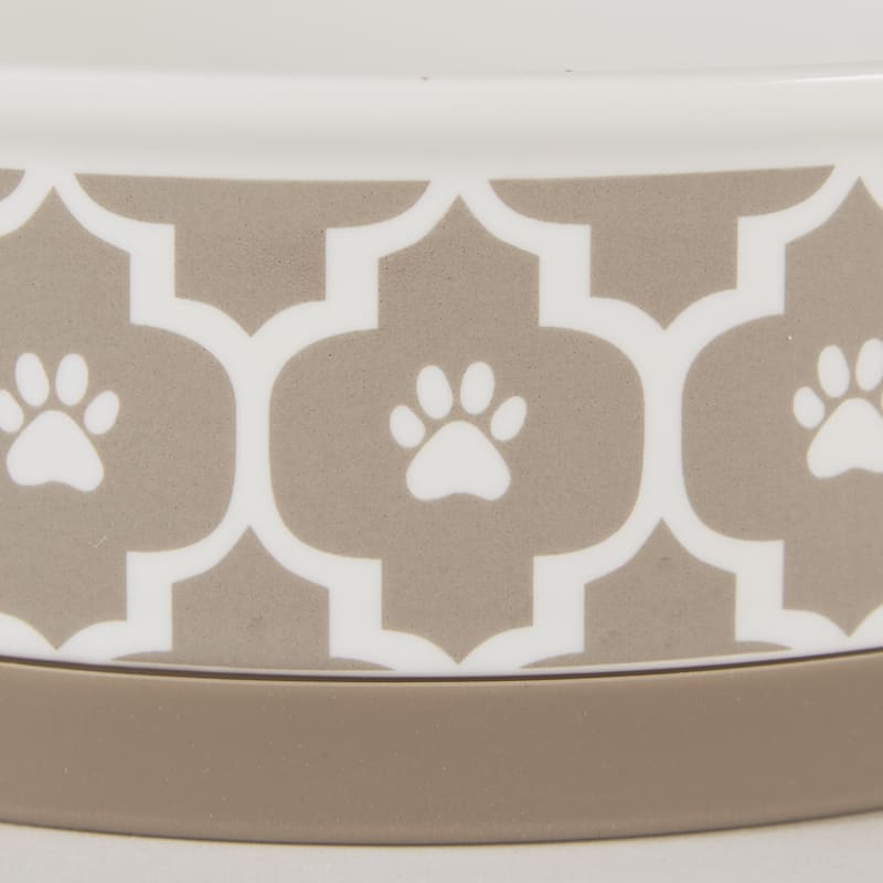 Bone Dry Lattice Pet Bowl (Set of 2)