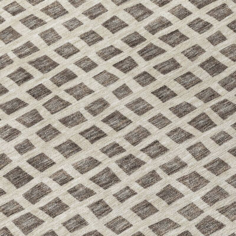 HomeRoots Geometric Transitional Rectangle Outdoor Rug