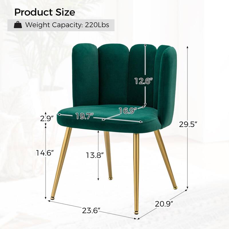 Anjela Side Chair with Tufted Back