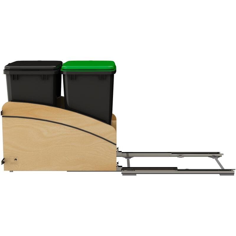 Rev-A-Shelf 4WCC-1835DM-218 Craftsman 15" Wide Solid Maple Designer