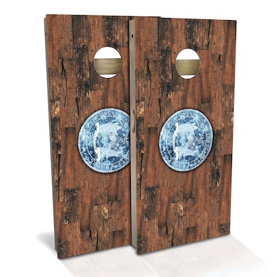 New York Flag Outdoor Cornhole Board Set
