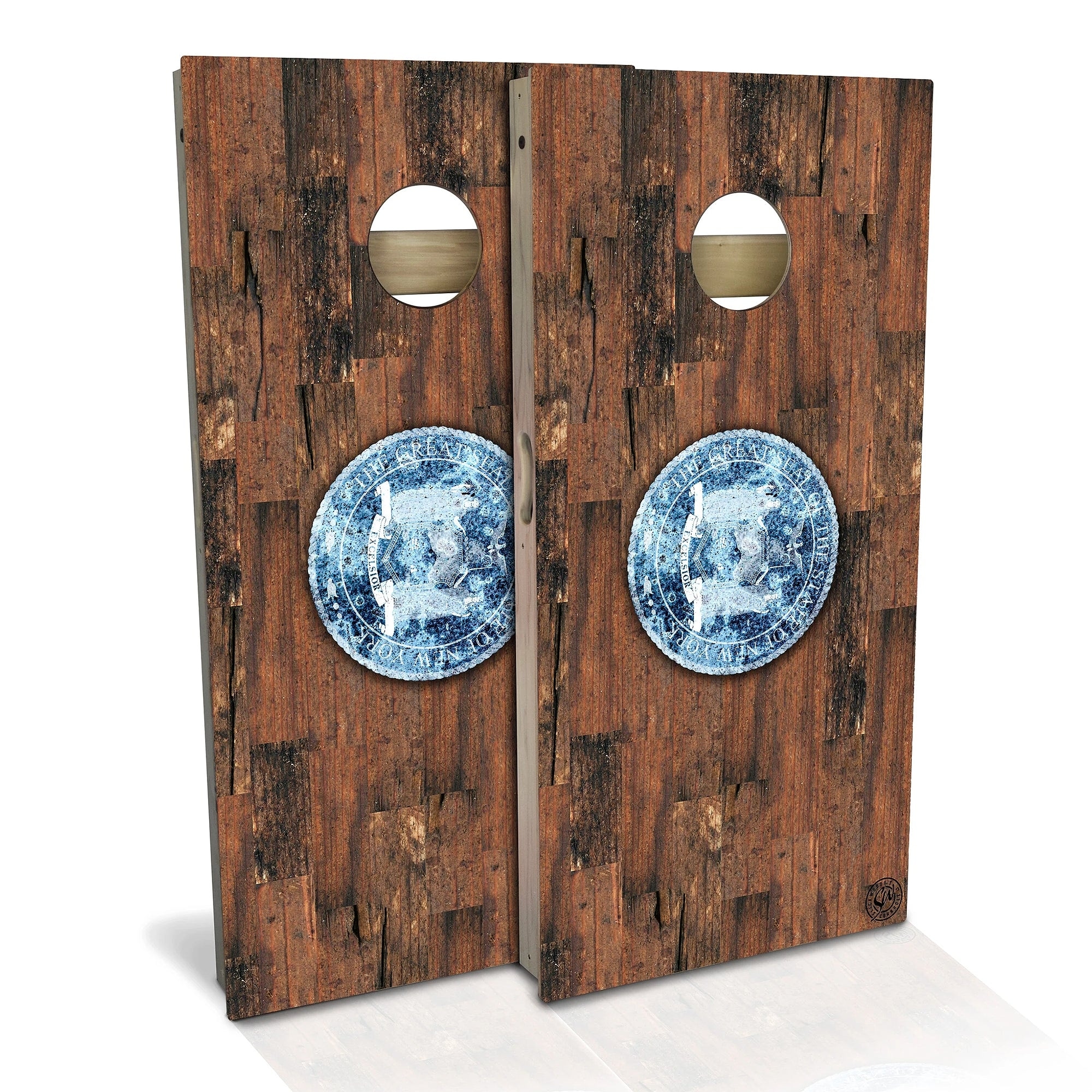 New York Flag Outdoor Cornhole Board Set