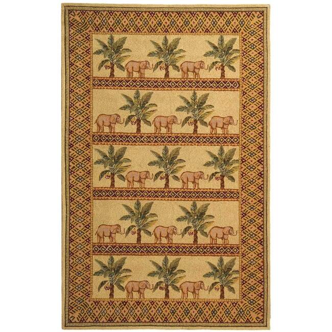 SAFAVIEH Handmade Chelsea Brielle French Country Wool Rug