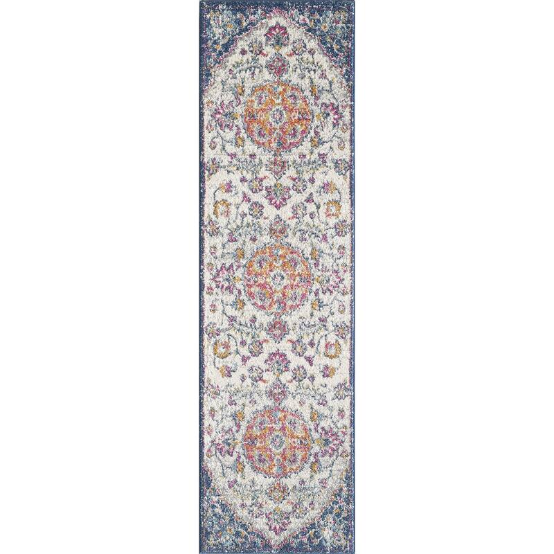 Porch & Den Spirited Distressed Boho Medallion Area Rug