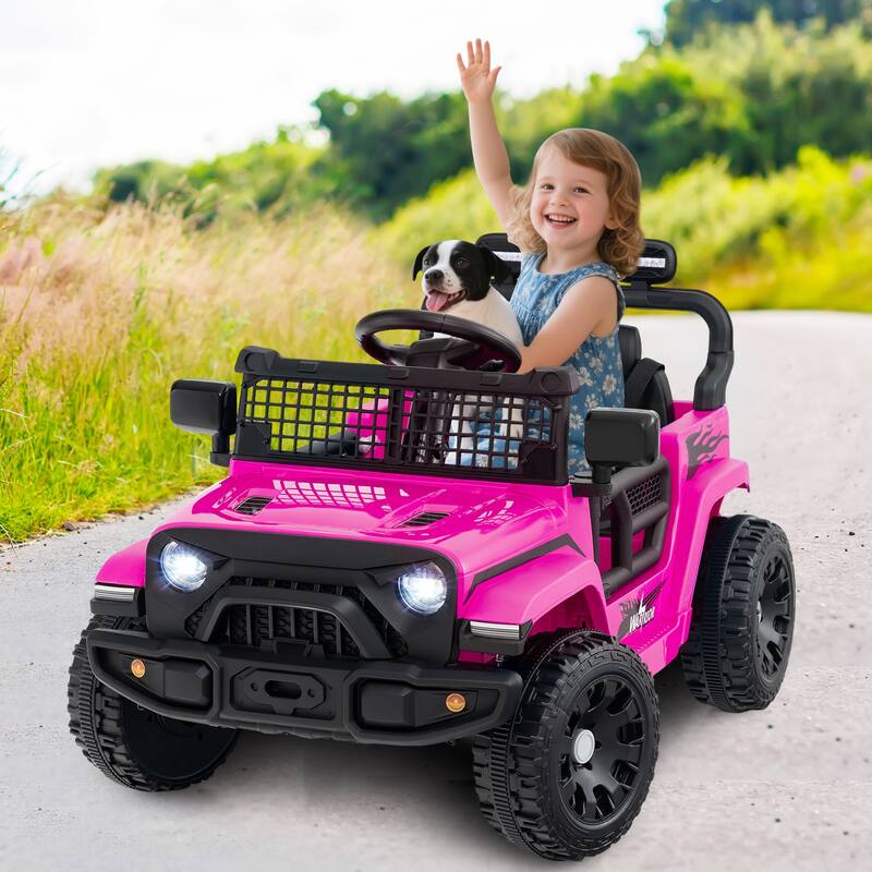 Gymax Kids Ride on Car Truck 12V Battery Powered Electric Vehicle w/