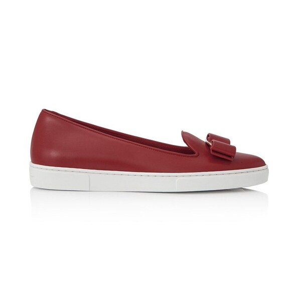 Novello Slip-Ons Shoes Red Lipstick 