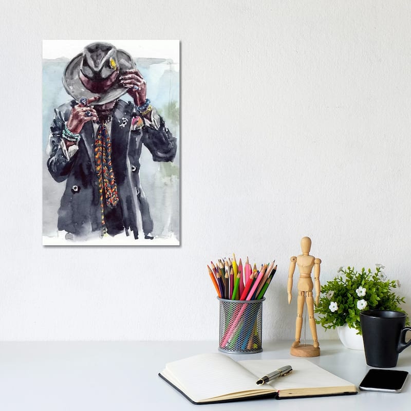 iCanvas "Men's Style III" by Sunflowerman Canvas Print - 12x8x0.75