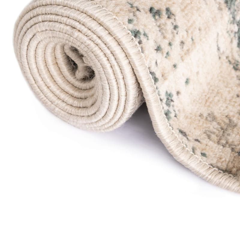 Contemporary Daisy Collection Area Rug