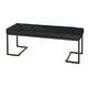 preview thumbnail 6 of 12, Modern Design Upholstered Button Tufted Bench, Durable Iron Frame, Black and Bronze