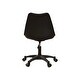 preview thumbnail 11 of 11, Home Office Chair with Wheels, Ergonomic Adjustable Task Computer Chair, Armless Office Chair PP Plastic Swivel Desk Chair