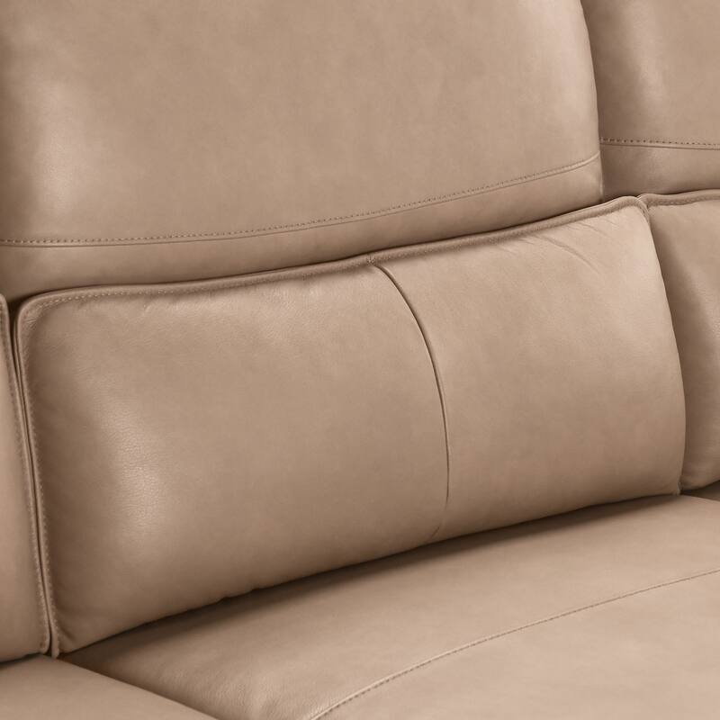Classic Home Branford Leather Power Recliner Sectional Sofa