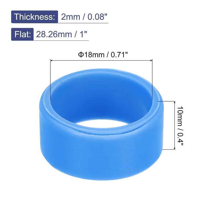 Silicone Rubber Bands Rings Non-slip for Wrapping Paper, Cord Wrap, Bundle