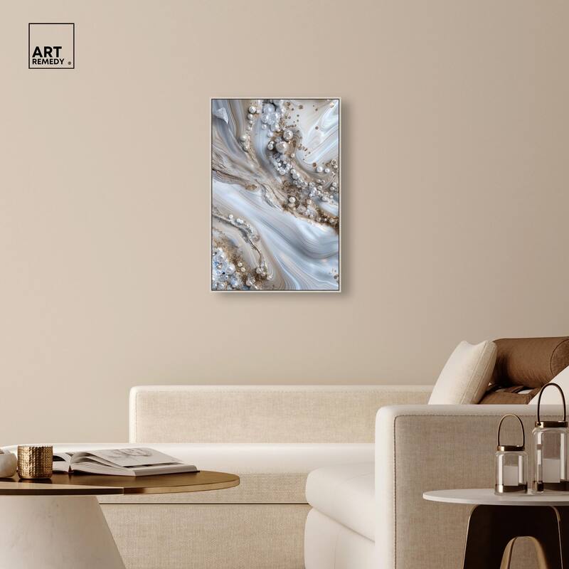 Effervescent Earth Canvas by Art Remedy