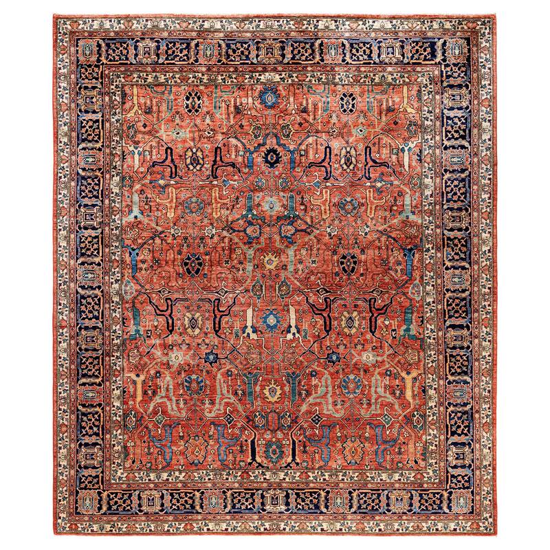 Serapi One-of-a-Kind Hand-Knotted Area Rug - Red - 8' 1" x 9' 9"