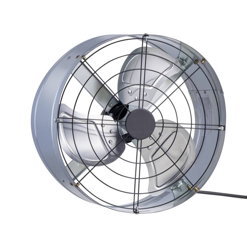 15 Inch Gable Mount Fan 1300 CFM Attic Exhaust Fan with Adjustable Thermostat
