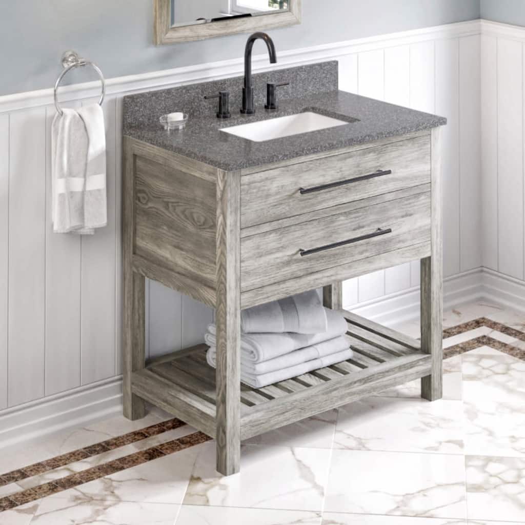 Jeffrey Alexander VKITWAV36R-MARBLE Wavecrest II 36" Free Standing