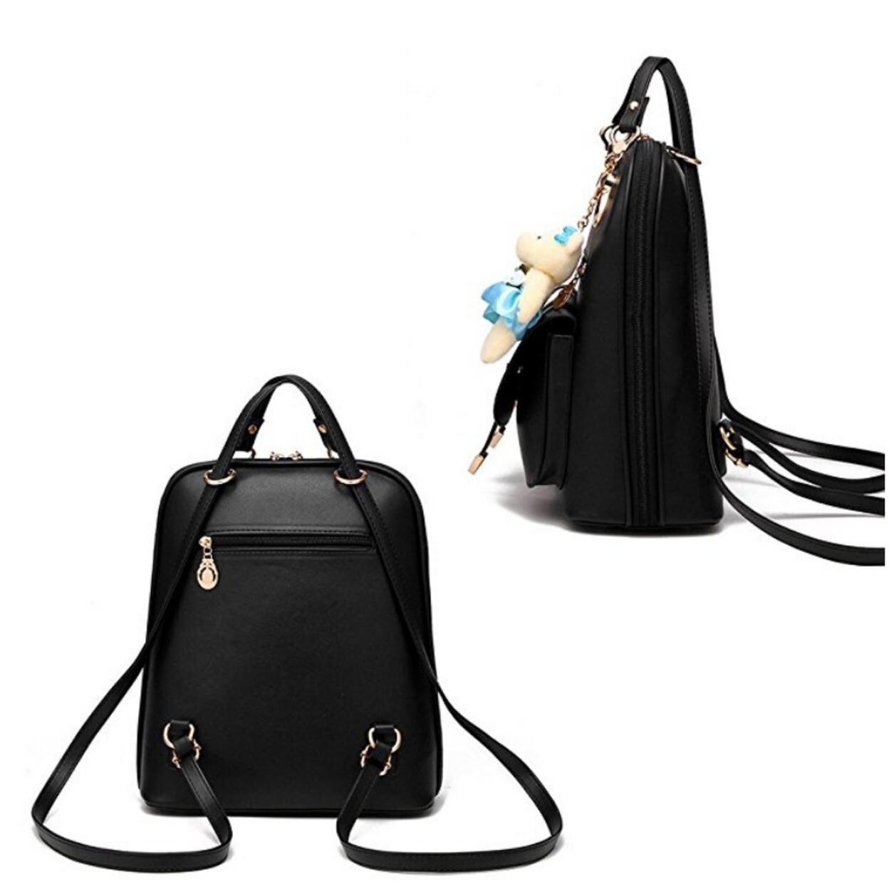 Womens Backpack Leather Multi Way Girls School Backpack Cartoon Pendant On Sale Overstock 31788265