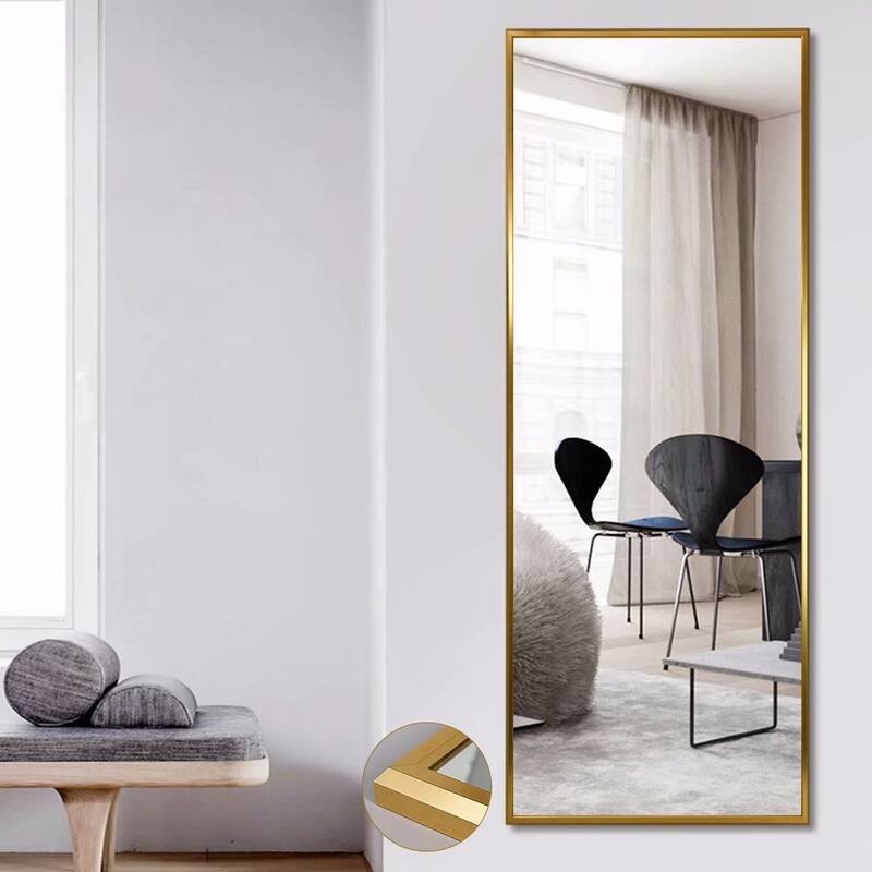 Carson Carrington Salmijarvi Wide Frame Full Length Floor Mirror