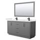 Option Dark Gray / White Quartz Top / Matte Black