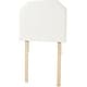 preview thumbnail 6 of 20, Tavira Allure® Boucle Dorm Headboard with Legs by DormCo Cream White