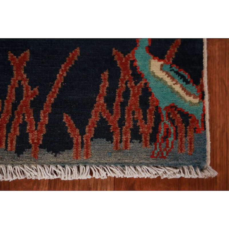Traditional Kazak Oriental Foyer Rug Handmade Wool Carpet - 2'0"x 3'0"