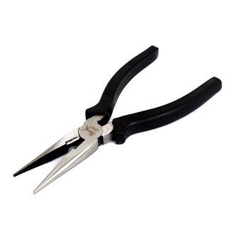 Unique Bargains 8 Long Spring Loaded Needle Nose Plier Wire Cutter Tool ...