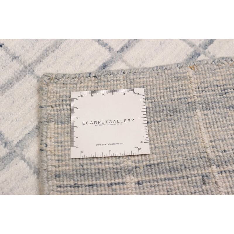 ECARPETGALLERY Hand Loomed Kashkuli Gabbeh Ivory Wool Rug - 5'7 x 7'9