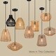 preview thumbnail 13 of 12, 3-Light Bohemia Antique White Wood Beaded Flush Mount Ceiling Light with Brown Rope Tassel - 12.6 in. W