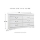 preview thumbnail 10 of 38, Signature Design By Ashley Anarasia Dresser