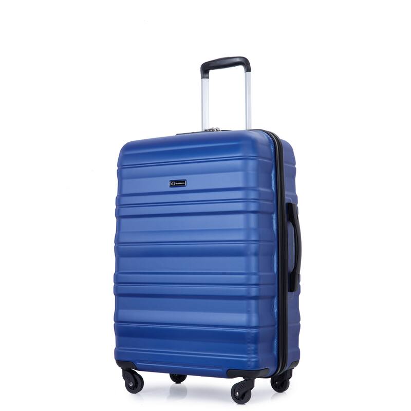 3 Piece PC Expandable Luggage Sets, Modern Lightweight Durable Suitcase with TSA Lock, Two Hooks and Spinner Wheels