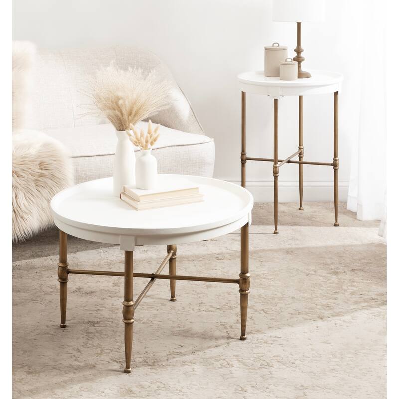 Kate and Laurel Valdi Round Side Table