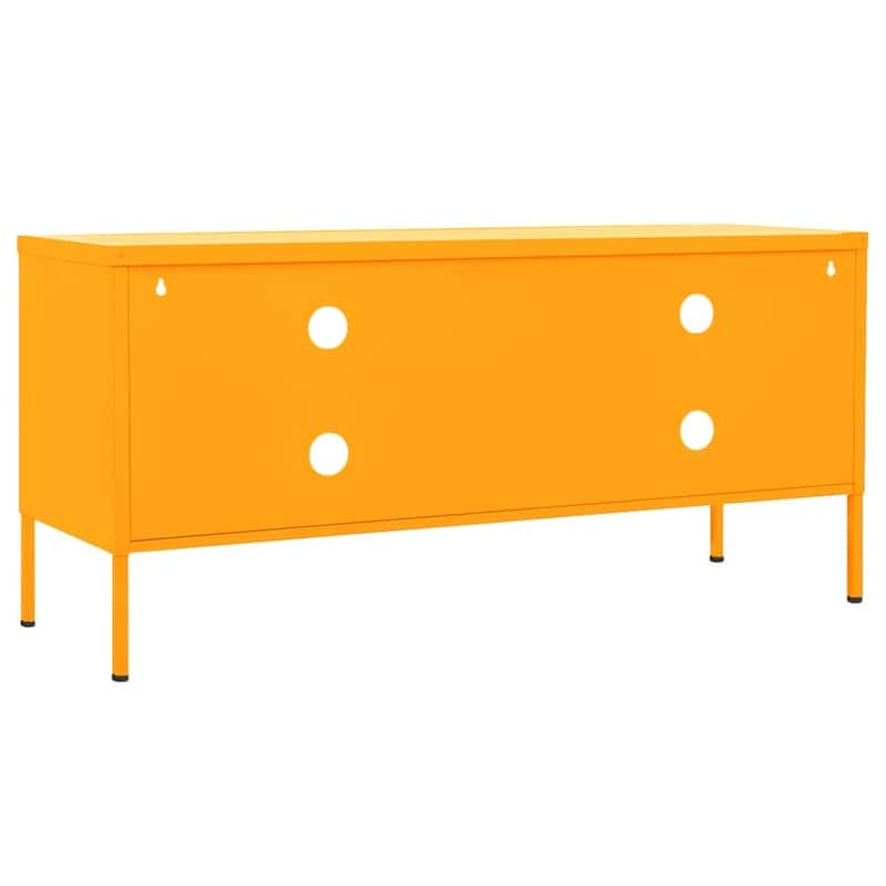 vidaXL TV Stand TV Unit Sideboard Home TV Console Media Unit Cupboard Steel - 41.3" x 13.8" x 19.7"