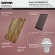 preview thumbnail 5 of 18, Karran 30" Single Bowl Workstation Fireclay Kitchen Sink with Reversible Fluted Apron Front