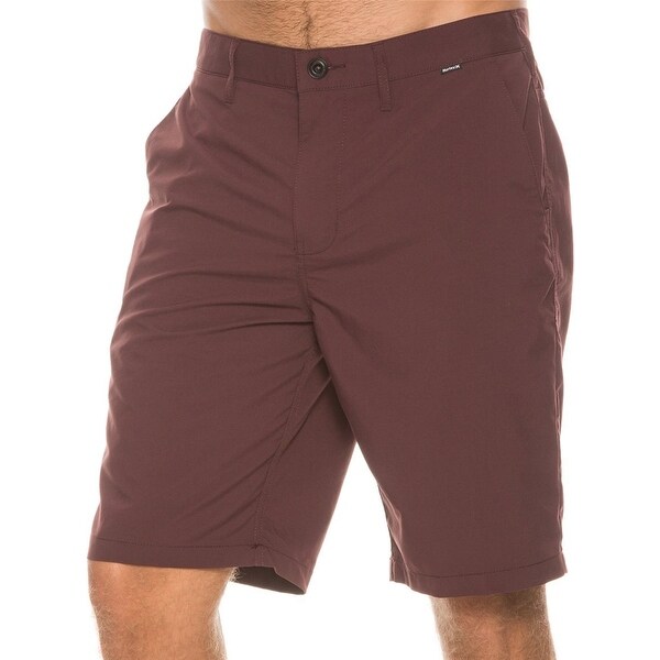 red hurley shorts