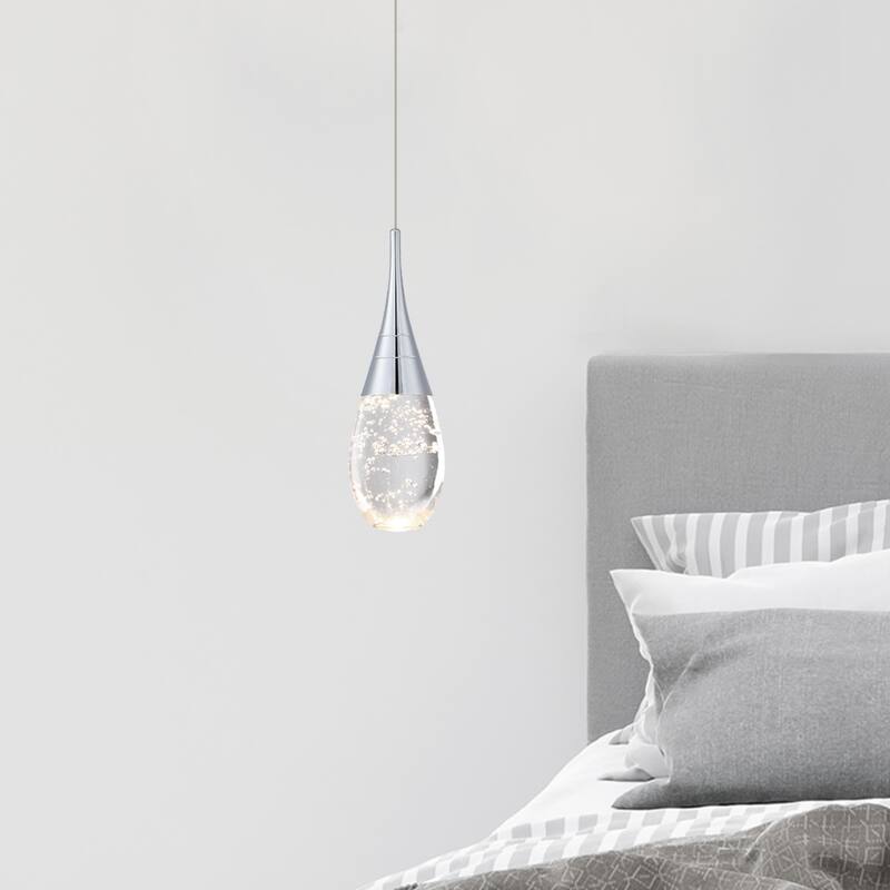 Modern 1-Light Dimmable Pendant Light Fixture for Kitchen Island