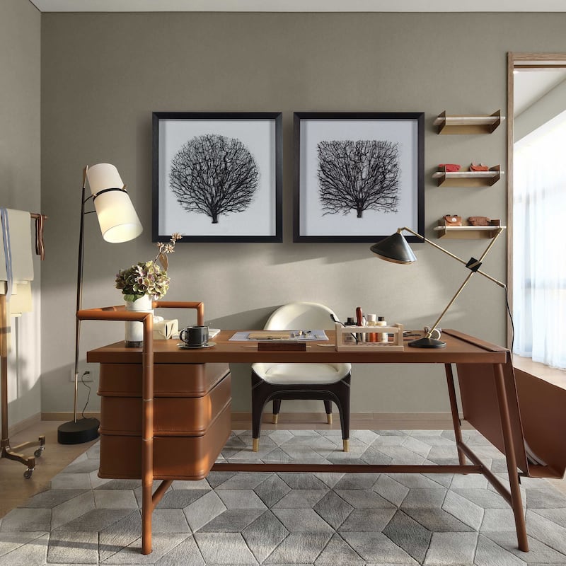 HUJI Withered Tree Shadow Box Wall Decor