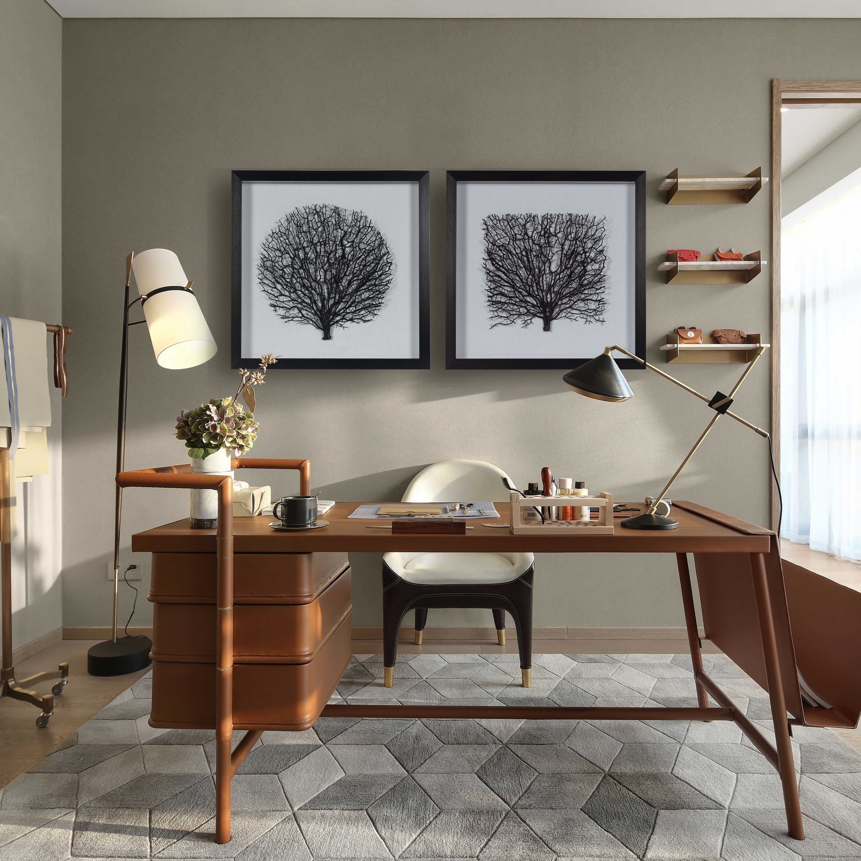 HUJI Withered Tree Shadow Box Wall Decor