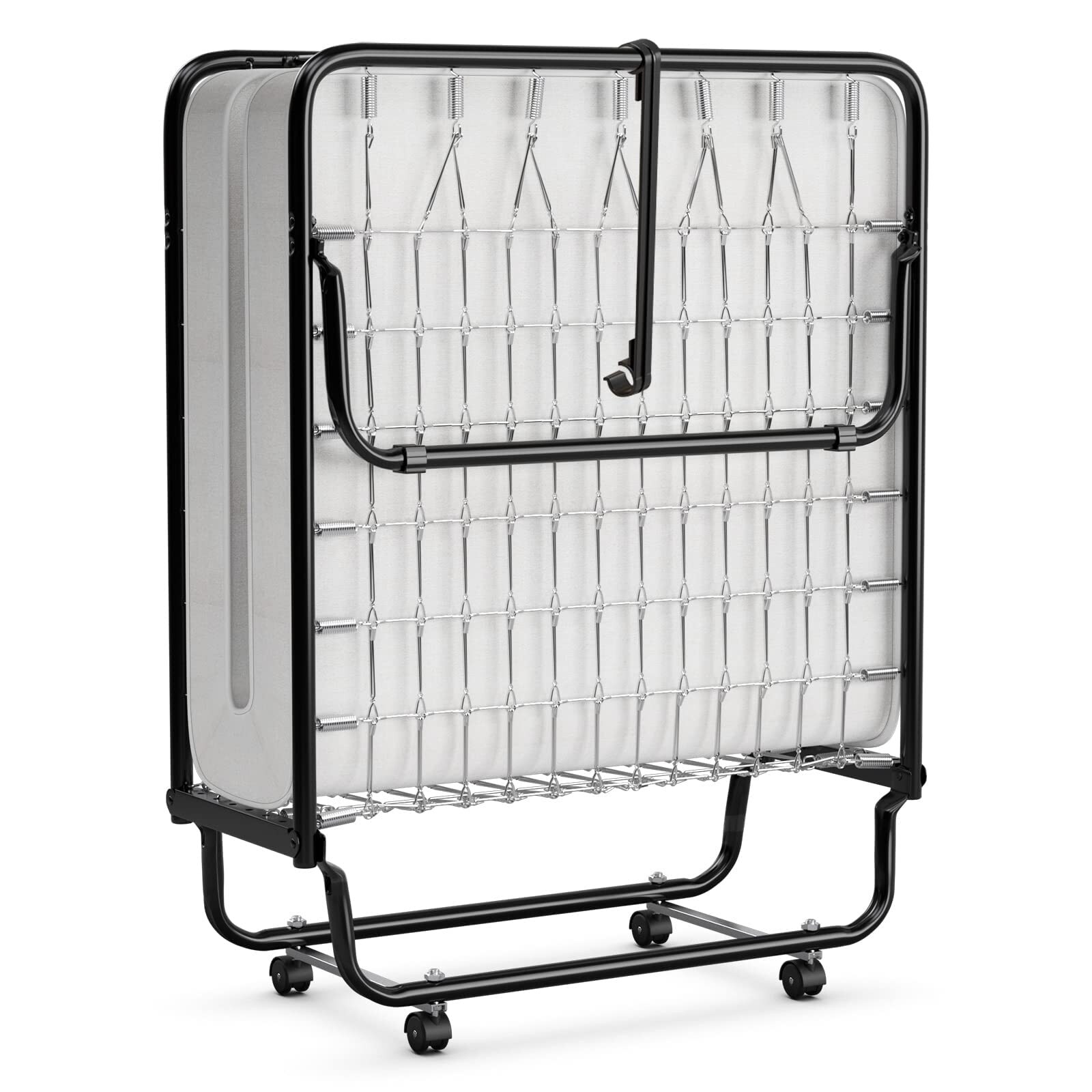 Fold up cot with mattress best sale