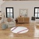 preview thumbnail 8 of 8, Nourison Imagination Indoor only White Graphic Area Rug - 5' Round